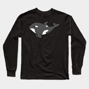 Cartoon Orca Long Sleeve T-Shirt